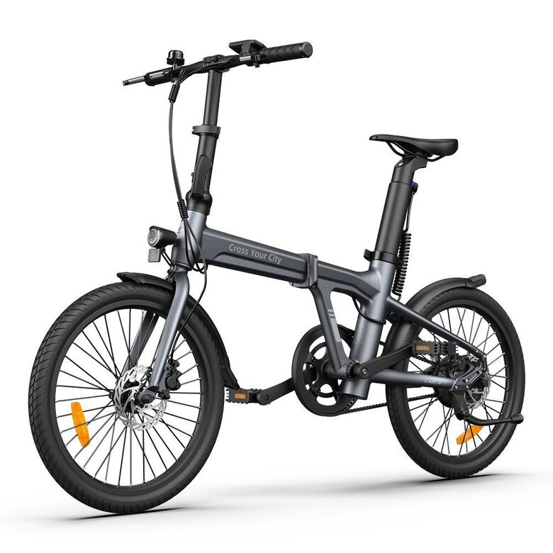 ADO Air 20 Elektriskais velosipēds ar droseļvārstu, 20", 250W, 36V, 9.6Ah DMEGC/Samsung